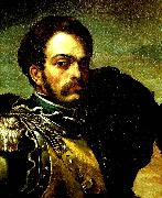 portrait de carabinier Theodore   Gericault